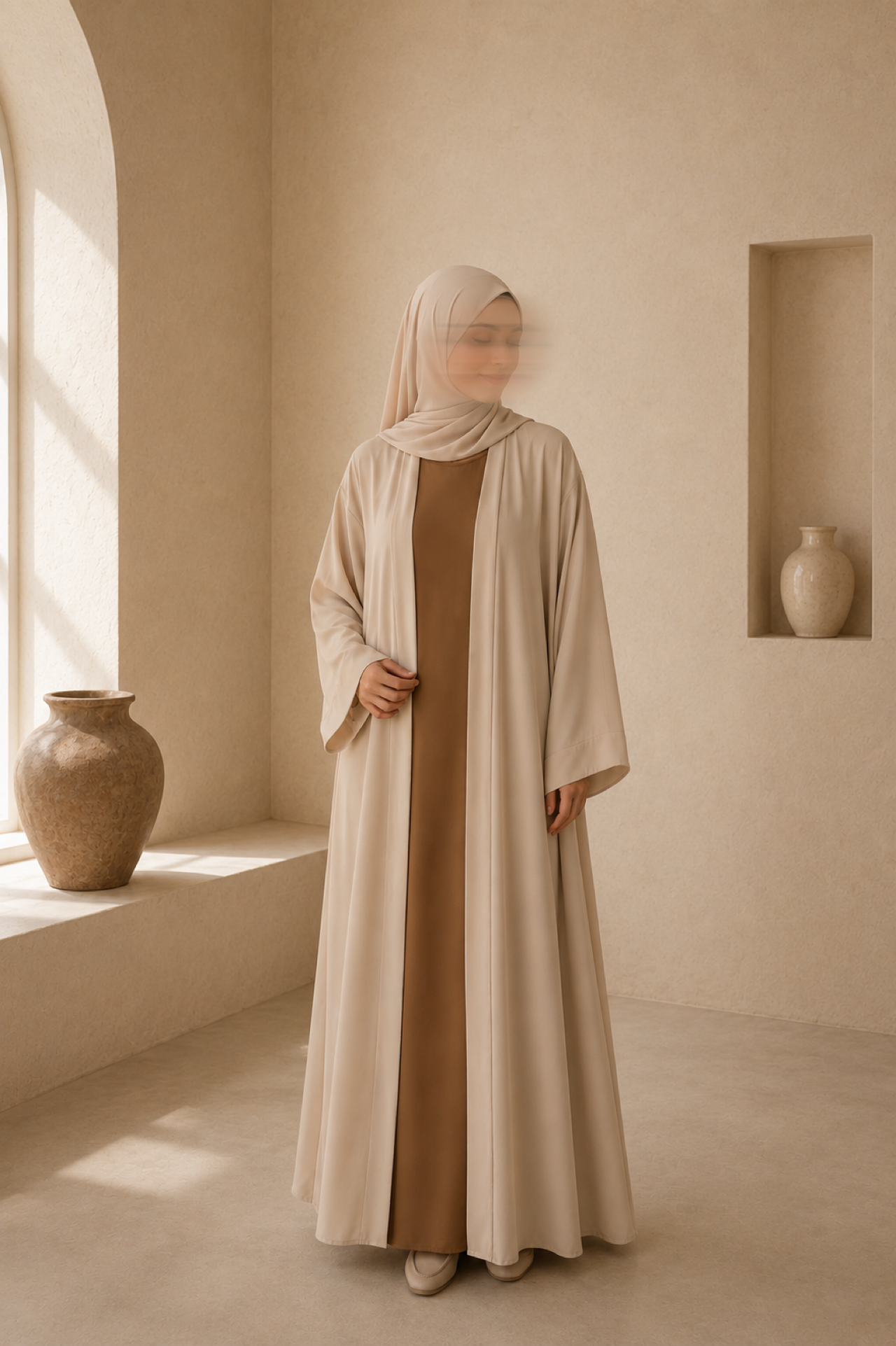 Leila Beige Kimono