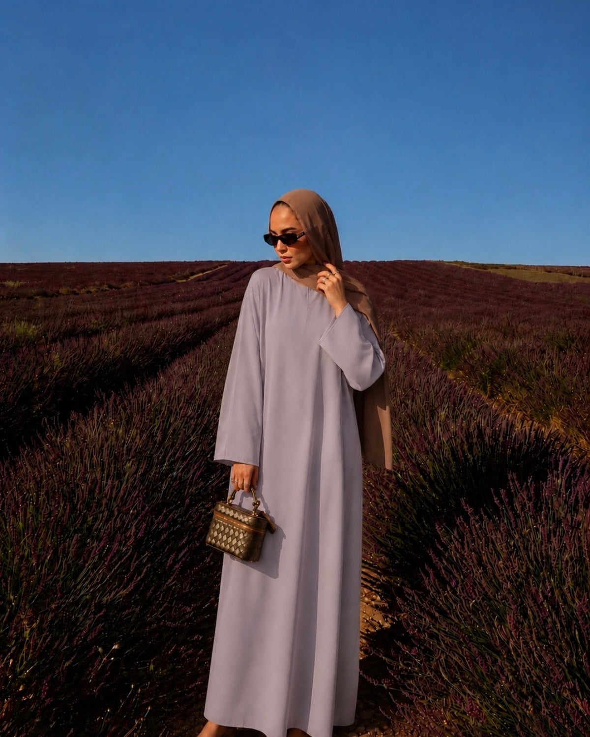 Noor Grey Abaya