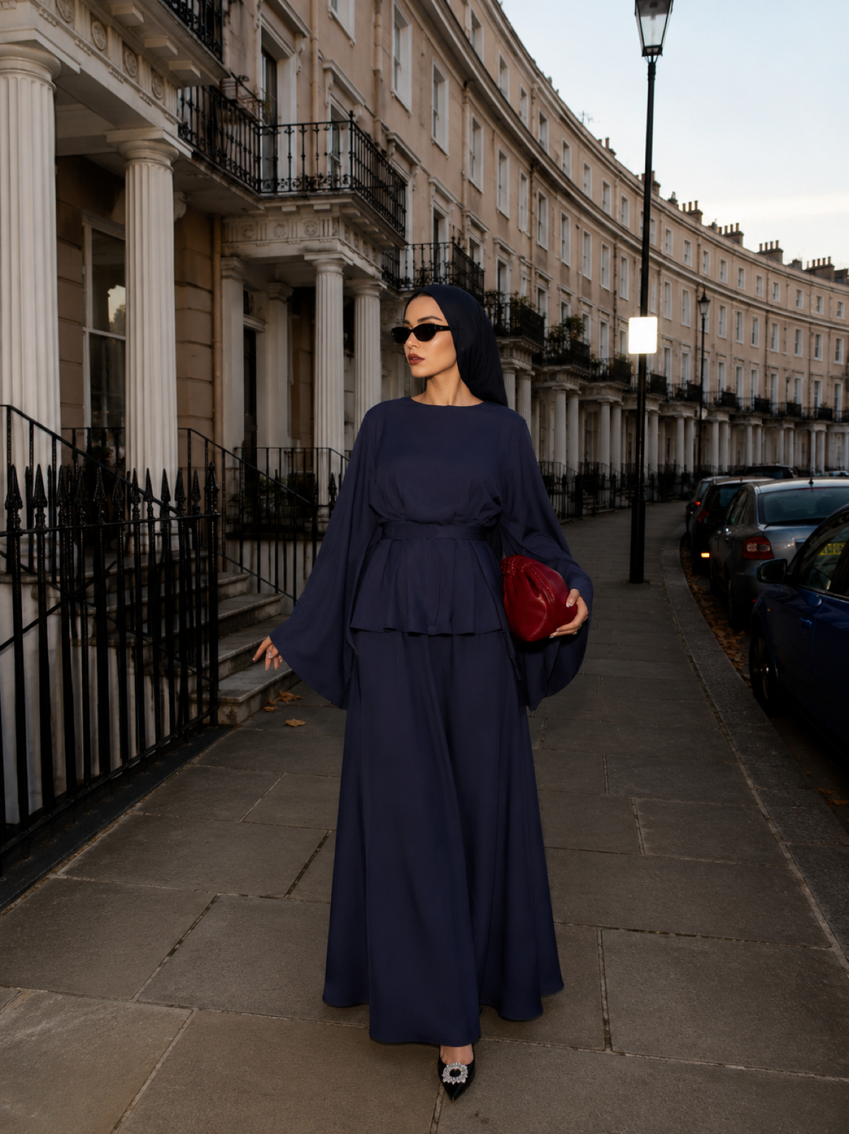 Butterfly Dress - Midnight Navy