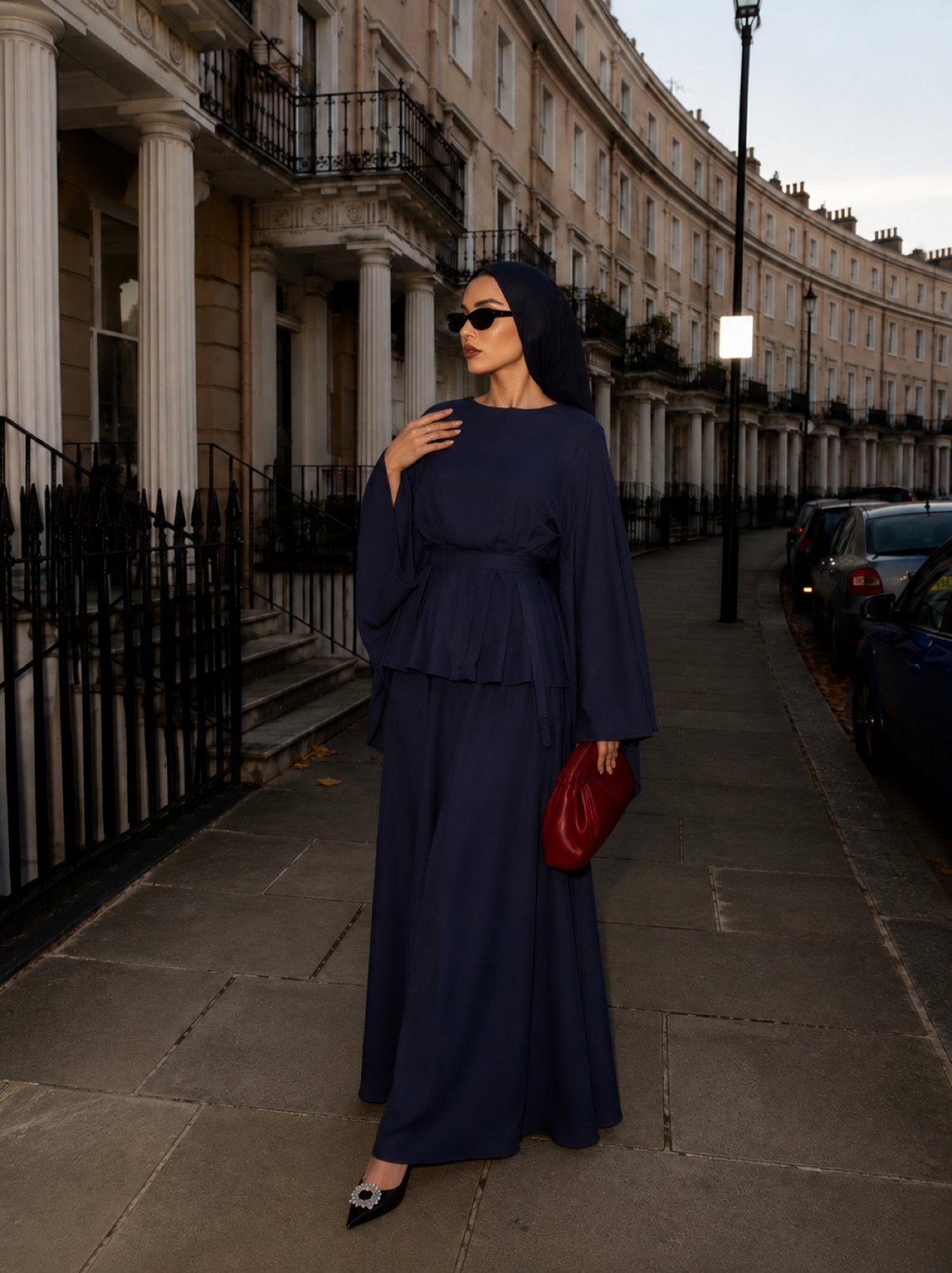 Butterfly Dress - Midnight Navy