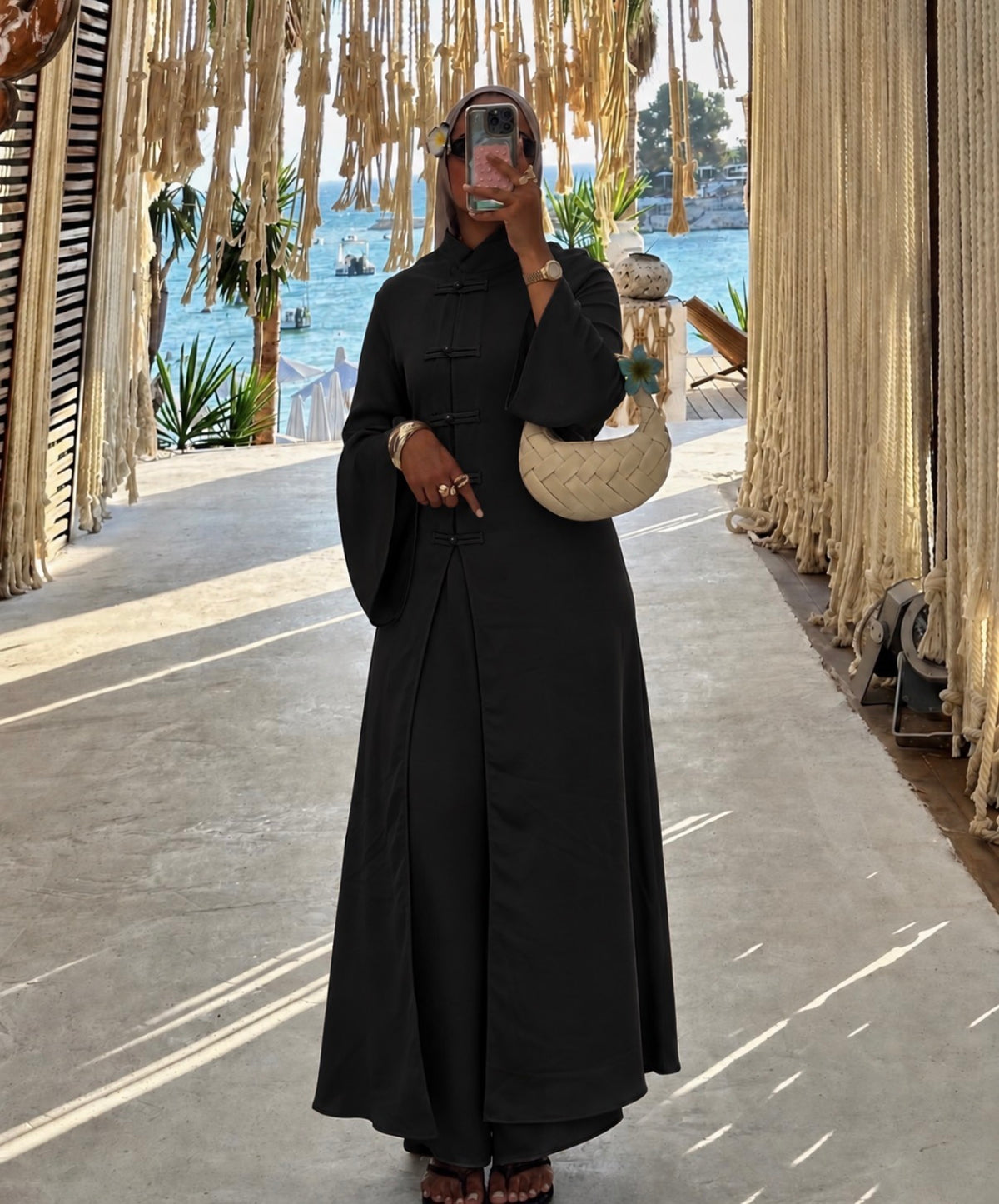 Jade Chinese-Inspired Two-Piece Set