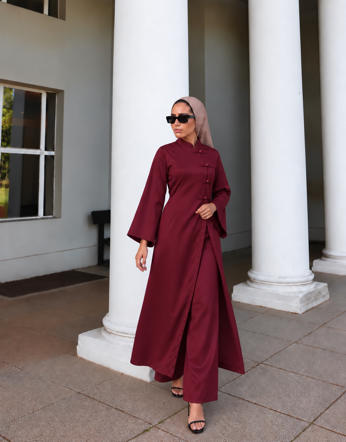 Jade Chinese-Inspired Two-Piece Set
