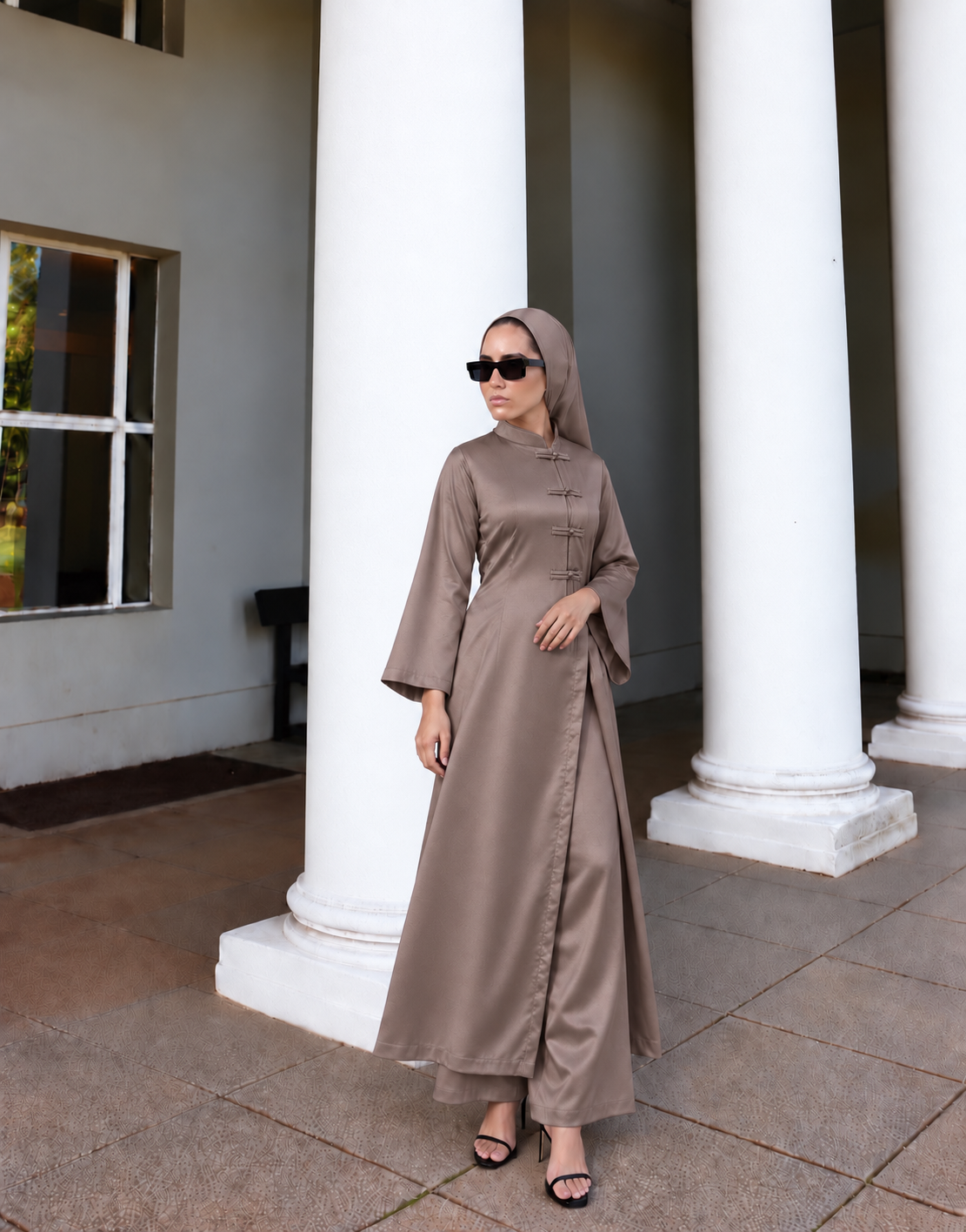 Jade Chinese-Inspired Two-Piece Set
