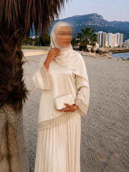 Lili Satin Set – Champagne