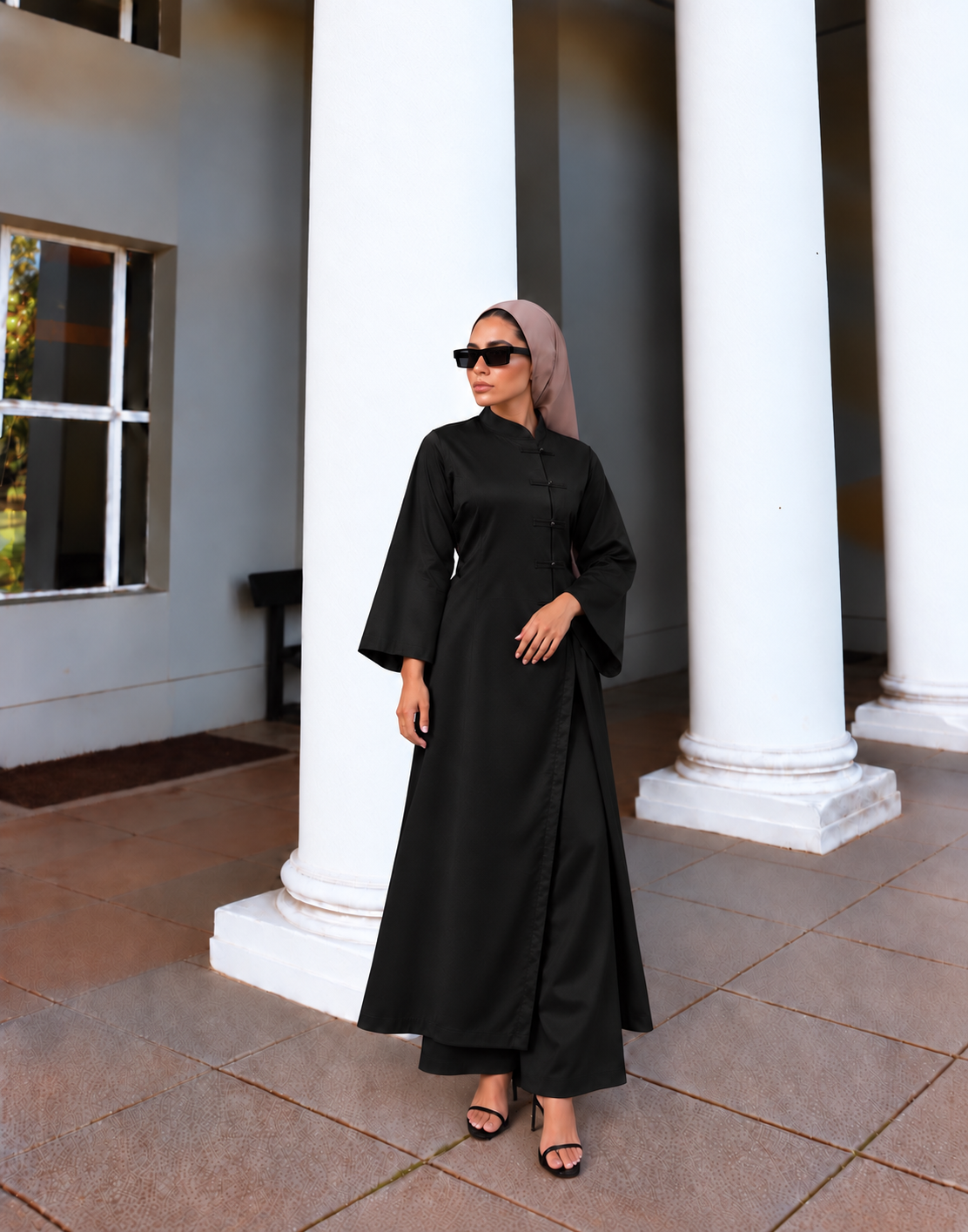 Jade Chinese-Inspired Two-Piece Set