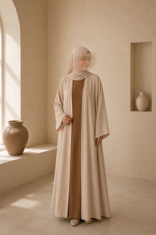 Leila Beige Kimono