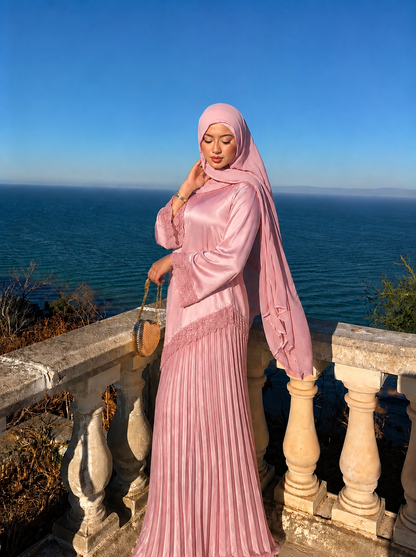 Lili Satin Set – Pink