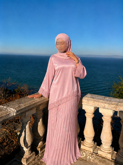 Lili Satin Set – Pink