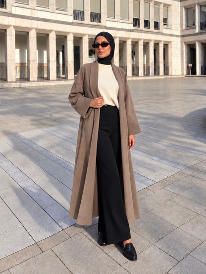 Taupe coat